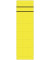 Rückenschilder 5847 61 x 190 mm gelb zum aufkleben