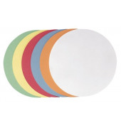 Moderationskarten Kreise Ø 19,5cm farbig sortiert