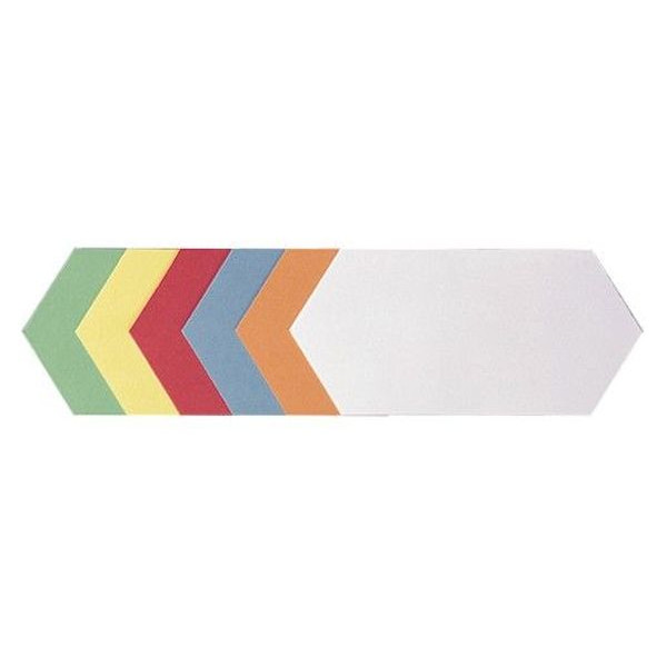 4016946181419 - Moderationskarten UMZH92099 205x95cm Rhombus 130g farbig sortiert  4016946181419 250 Stück