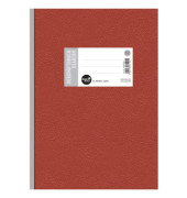 Geschäftsbuch 608397020, rot, A4, kariert, 70g, 96 Blatt / 192 Seiten