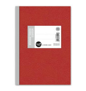 Geschäftsbuch 608398020, rot, A5, kariert, 70g, 96 Blatt / 192 Seiten