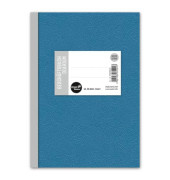 Geschäftsbuch 608398010, blau, A5, liniert, 70g, 96 Blatt / 192 Seiten