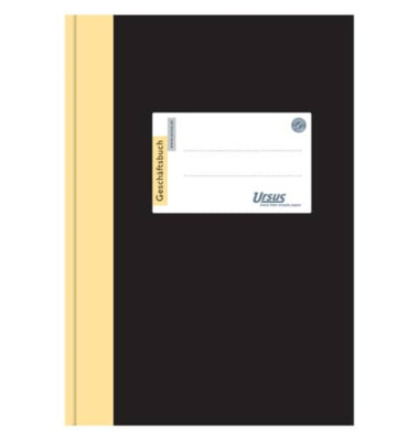 Geschäftsbuch 608361, Green, schwarz, A4, kariert, 80g, 144 Blatt / 288 Seiten