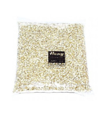 Ösen Nr.24 Eisen vermessingt 3 mm für 701-0000 10000 Stück Ösen Nr.24 Eisen vermessingt 3 mm für 701-0000 10000 Stück