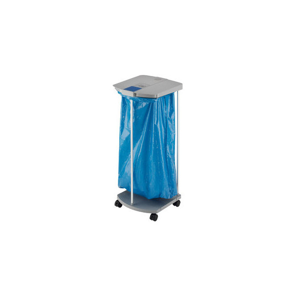 4007126091284 - Müllsackständer mit 250 blauen Wertstoffsäcken ProfiLine MSS XXXL 120 l HxBxT 1000 x 430 x 450 mm fahrbar Hailo