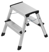 Klapptritt 4442-701 D60 StandardLine, 2x 2 Stufen, silber, Aluminium