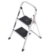 Alu Klapptritt K30 mit 2 Stufen silber