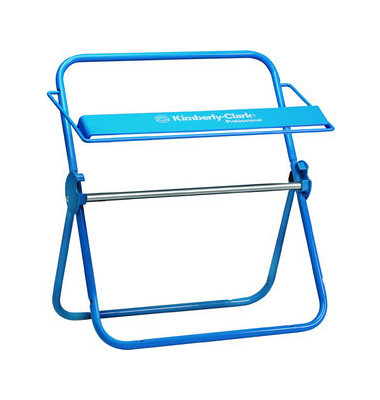 Wischtuch-Wandhalter 6146 Großrolle Stahl blau