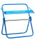 Wischtuch-Wandhalter 6146 Großrolle Stahl blau