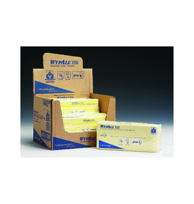 Wischtücher 7443 Wypall X50 Interfold 1-lagig 50 Tücher Wischtücher 7443 Wypall X50 Interfold 1-lagig 50 Tücher