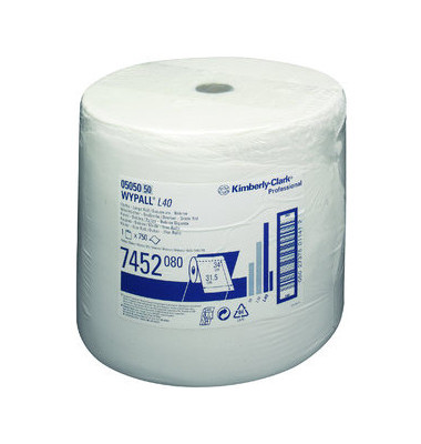Wischtücher 7452 Wypall L40 Großrolle 1-lagig 1 Rolle