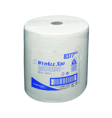 Wischtücher 8377 Wypall X80 Großrolle 1-lagig 1 Rolle Wischtücher 8377 Wypall X80 Großrolle 1-lagig 1 Rolle