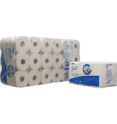 Toilettenpapier 350, Tissue, 3lagig, Rolle, hochweiß