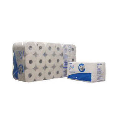Toilettenpapier ESSENTIALT 8517, 2-lagig, hochweiß, 350 Blatt,
