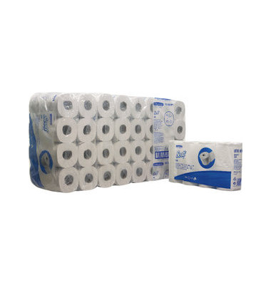Toilettenpapier ESSENTIALT 8519, 2-lagig, hochwei&szlig;, 350 Blatt / Rolle,