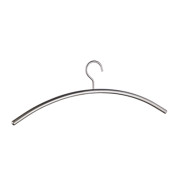 Kleiderb&uuml;gel Metall, silberfarben elegante Ausf&uuml;hrung   2859