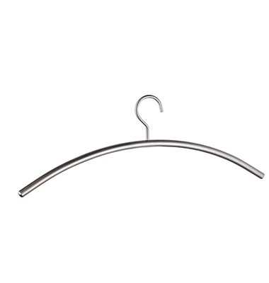 Kleiderbügel Metall, silberfarben elegante Ausführung   2859