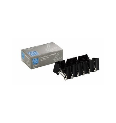 Foldbackklammern 783-11, 32mm, Metall schwarz