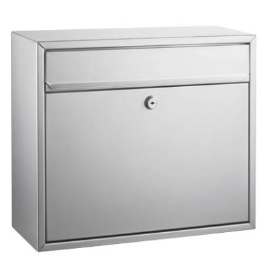 Briefkasten 8601 Uno, silber, 36x31x15cm
