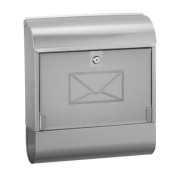 Briefk&auml;sten 8608, silber, 41x36x11,5cm