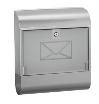 Briefkasten 8608, silber, 41x36x11,5cm