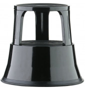 Rollhocker 895-11 AL Step, 1x 2 Stufen, schwarz, Metall