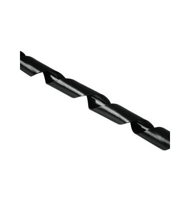 Kabelbündler Spiralschlauch schwarz 2m x 7,5mm
