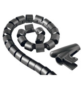Kabelbündelschlauch EasyCover schwarz D.20mmL:2,5m PE