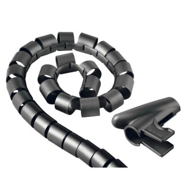 Kabelbündelschlauch EasyCover schwarz D.20mmL:2,5m PE