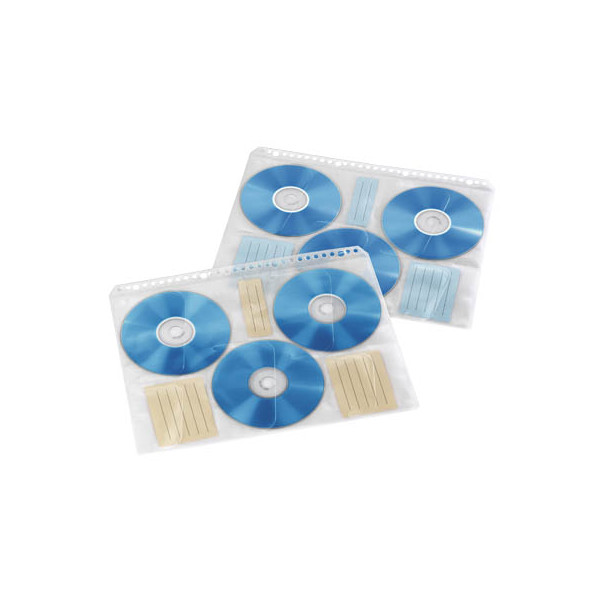 4007249498359 - 49835 Archivierung -Rohlinge 1x10 CD-ROM-Index-Hüllen transparent-weiss          49835 49835 4007249498359