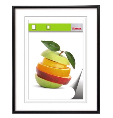 Bilderrahmen Sevilla schwarz 40 x 60 cm PS - Glas