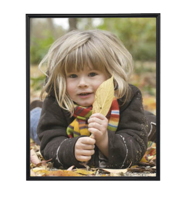 Bilderrahmen Sevilla schwarz 50 x 70 cm PS - Glas