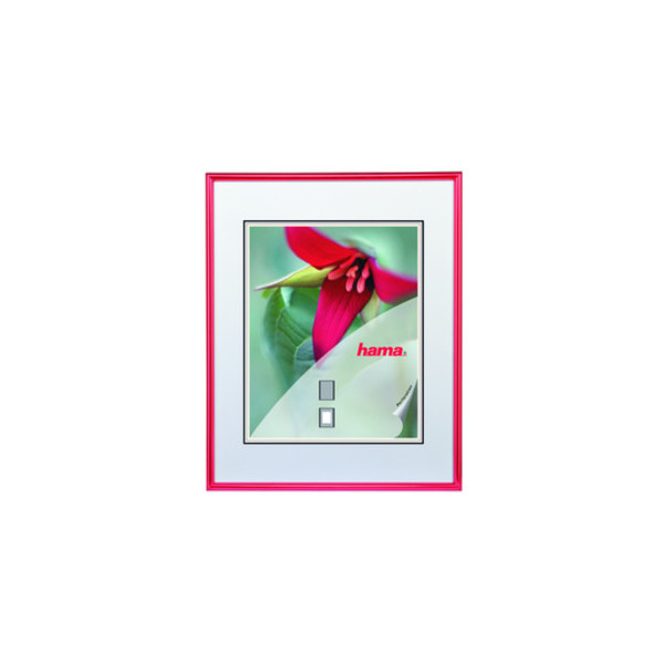Hama Bilderrahmen Sevilla rot 50 x 70 cm Glas Bürobedarf