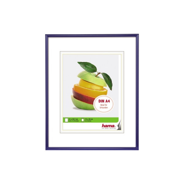4007249663122 - - Bilderrahmen Sevilla 21 x 297 cm (b x h) 15 x 20 cm (b x h) Reflexglas Kunststoff blau