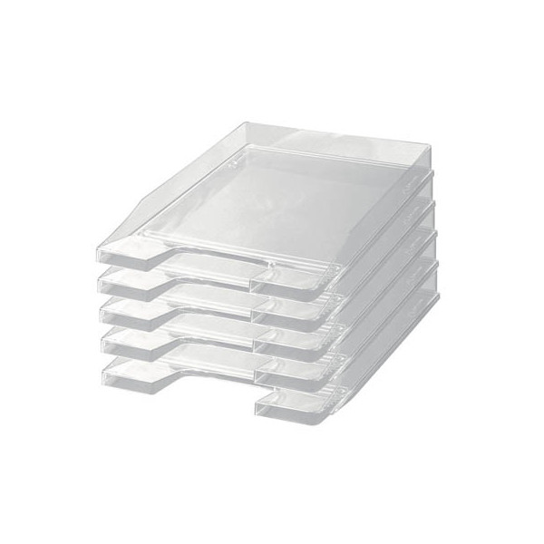 4012473102408 - Briefablage Junior 1025-23 A4   C4 glasklar-transparent Kunststoff stapelbar 4012473102408 5 Stück