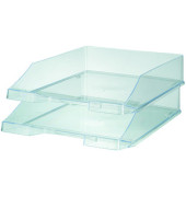 Briefablage Klassik 1026-X-23, A4/C4, farblos-transparent, Polystyrol stapelbar