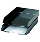 Briefablage WAVE EXCLUSIV 1028-13, A4/C4, schwarz, Polystyrol stapelbar
