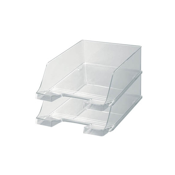 4012473104587 - Briefablage Klassik XXL 1047-23 A4   C4 glasklar Kunststoff stapelbar 4012473104587 HAN
