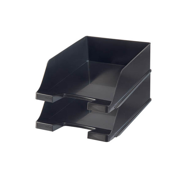 4012473104716 - Briefablage Klassik XXL 1047-13 A4   C4 schwarz Kunststoff stapelbar 4012473104716 HAN