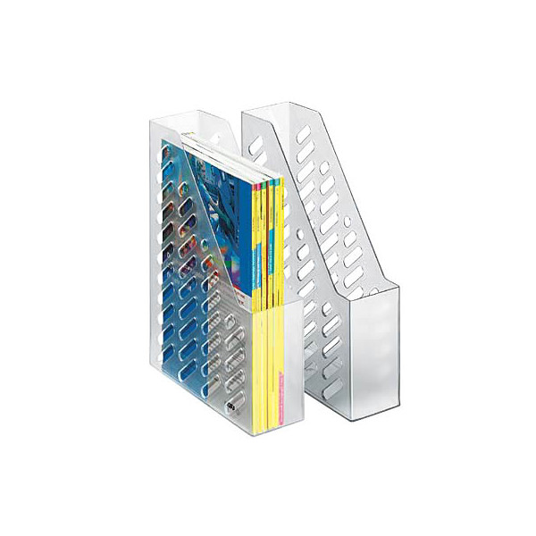 4012473160231 - Stehsammler 1602-69 Klassik Brilliant 76x248x320mm A4 Kunststoff grau-transparent 4012473160231 HAN