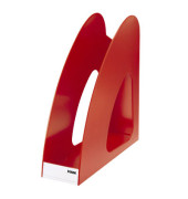 Stehsammler TWIN 1610-17, A4/C4, rot, Kunststoff, 76mm