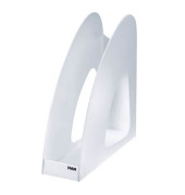 Stehsammler TWIN 1610-12, A4/C4, weiß, Polystyrol, 76mm