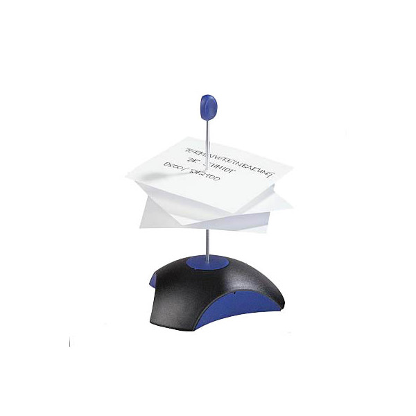 4012473175433 - Zettelspießer 1754-34 DELTA inkl Elastikpuffer und Schutzkappe schwarz blau Polystyrol Schutzkappe entspricht der Euro-Sic