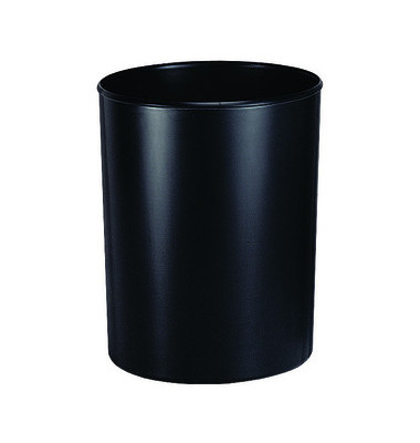 Papierkorb Sicherheit 1814-S-13, 13 Liter, rund, schwarz