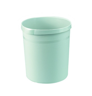 Papierkorb Grip 18190-11, 18 Liter, rund, grau