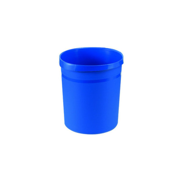 4012473090057 - Papierkorb GRIP rund Volumen 18 l extra stabil 2 Griffmulden ohne Deckel B 237 x T 312 x H 350 mm Polypropylen blau