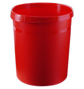 Papierkorb Grip 18190-17, 18 Liter, rund, rot Papierkorb Grip 18190-17, 18 Liter, rund, rot
