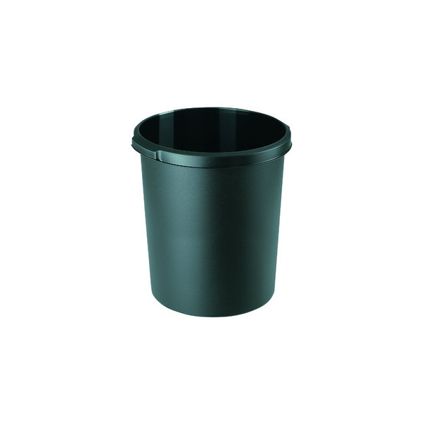 4012473183315 - Papierkorb Klassik 1834-13 30 Liter rund schwarz 4012473183315 HAN