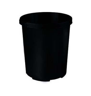 Papierkorb Klassik XXL 1836-13, 50 Liter, rund, schwarz