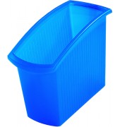 Papierkorb 1840 Mondo 18 Liter blau-transluzent